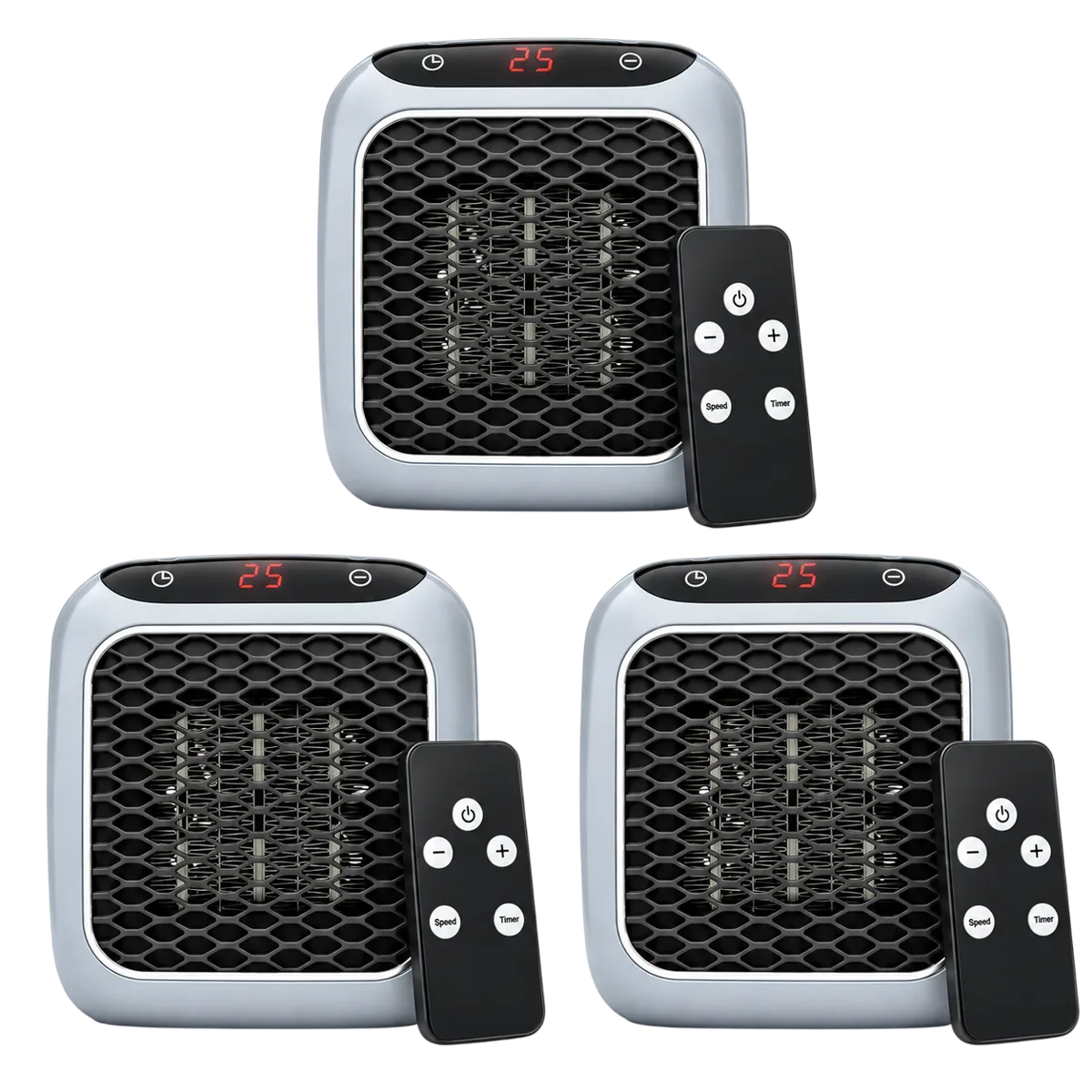 3x HeatFlash – chauffage d'appoint